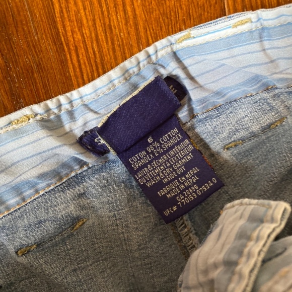 BUM- Vintage Jean Shorts - size 6 - Picture 4 of 5